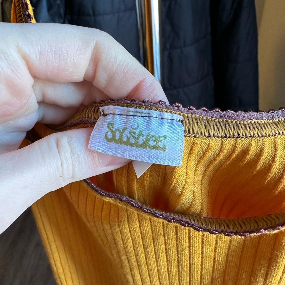 ~Solstice Intimates Orange Tank~ - Picture 3 of 5
